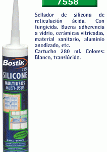 BOSTIK 7558 SILICONA