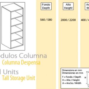 MÓDULO COLUMNA DESPENSERO
