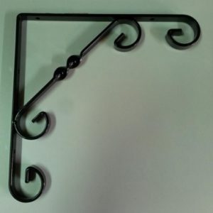 ESCUADRA WO ORNAMENTAL NEGRA
